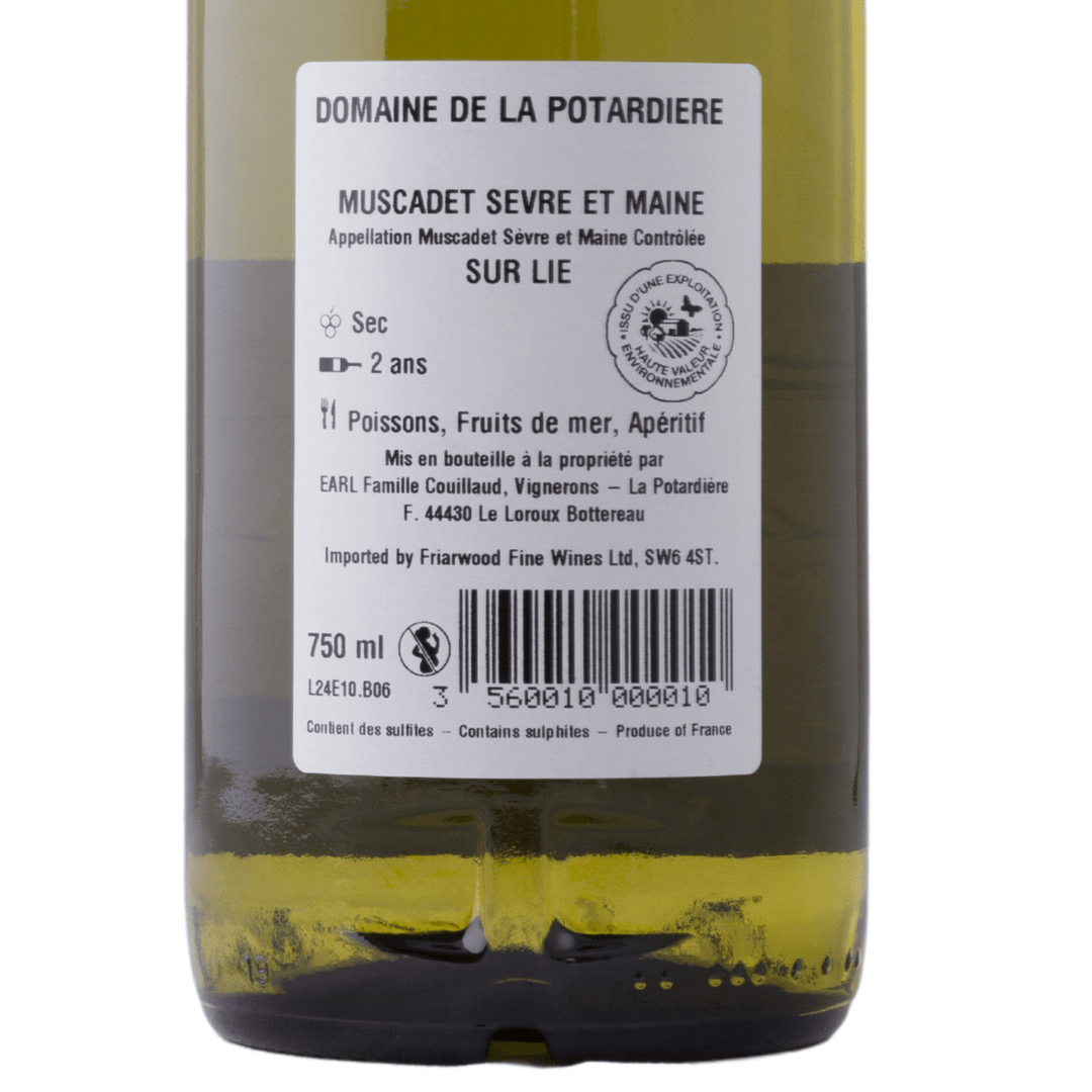 Domaine de la Potardiere, Muscadet sur Lie, 2024 - Friarwood Wines & Spirits