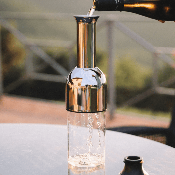 ETO 750 Wine Decanter - Stainless Steel Mirror Finish - Friarwood Wines & Spirits