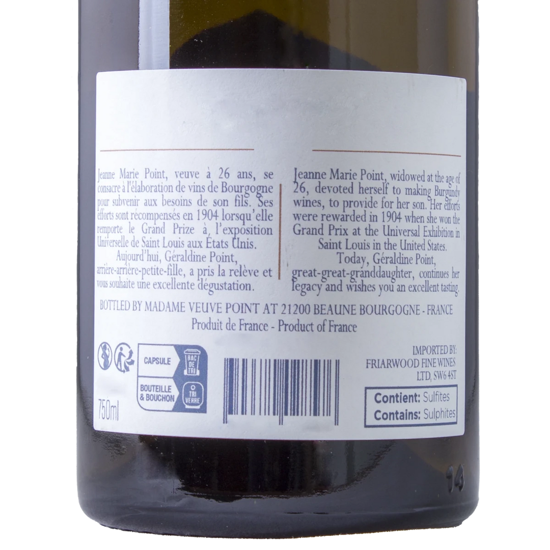 Madame Veuve Point, Corton Grand Cru Blanc, 2020 - Friarwood Wines & Spirits