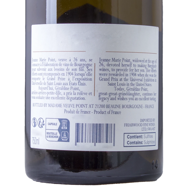 Madame Veuve Point, Rully Rouge, 2019 - Friarwood Wines & Spirits