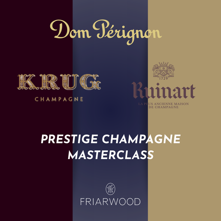 Prestige Champagne Masterclass (Krug, Dom Perignon, Ruinart) – Wed 10 Dec (Wimbledon)