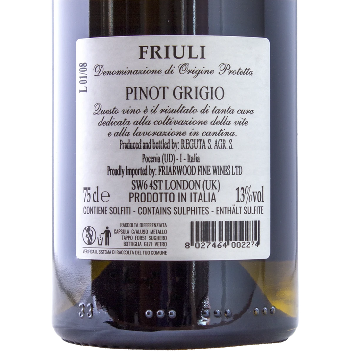 Reguta, Pinot Grigio, 2024 - Friarwood Wines & Spirits
