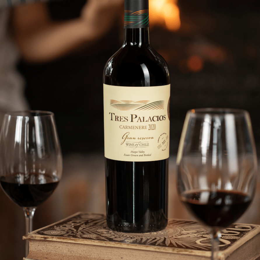 Tres Palacios, Gran Reserve Carmenere, 2020 - Friarwood Wines & Spirits
