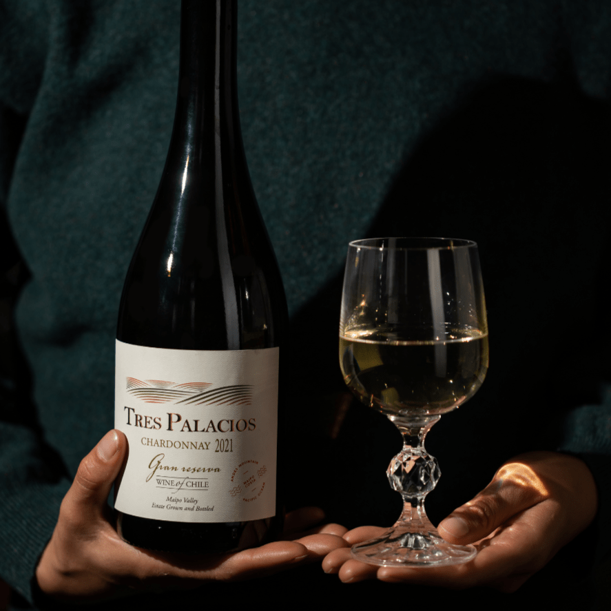 Tres Palacios, Gran Reserve Chilean Chardonnay, 2021 - Friarwood Wines & Spirits